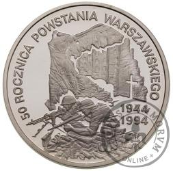 300 000 złotych - 50. rocznica Powstania Warszawskiego