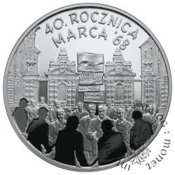 10 złotych - 40. rocznica Marca '68