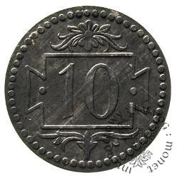 10 fenigów WMG (liczba z ornamentem)