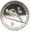 200 złotych - XIII igrzyska Lake Placid 1980 - skoczek znicz