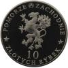 10 złotych rybek - Pomorze Zachodnie / Mielno ~ Welon (IV emisja - alpaka oksydowana)