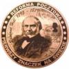 1 PENNY BLACK - PIERWSZY ZNACZEK NA ŚWIECIE 1840 / WZORZEC PRODUKCYJNY DLA MONETY (miedź patynowana)