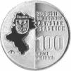 100 marek polskich - 90. ROCZNICA POWSTAŃ ŚLĄSKICH (Ag II)