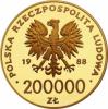 200 000 złotych - Jan Paweł II - X lat pontyfikatu