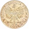 10 złotych - Polonia (głowa kobiety) Ag