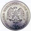 20 złotych - Nowotko - obrzeże wąskie, znak w lewo