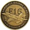 2 polskie skrzydła / F16 (mosiądz oksydowany)