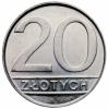 20 złotych - typ A - znak w prawo, data mała