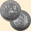 10 miedziaków numizmatycznych (mosiądz posrebrzany) - św. Eligiusz