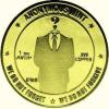 Bitcoin ANONYMOUS (miedź pozłacana)