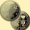 10 miedziaków hotelowych - Hotel Cristal - Białystok (mosiądz)