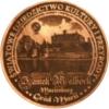 20 dziedzictw (MALBORK - 1997 UNESCO) / WZORZEC PRODUKCYJNY DLA MONETY (miedź patynowana)