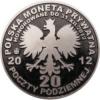 20 poczty podziemnej (POCZTA OBOZOWA SOLIDARNOŚĆ) / WZORZEC PRODUKCYJNY DLA MONETY (wzór III - marszałek Edward Śmigły-Rydz / miedź srebrzona oksydowana + mosiężna rycina)