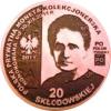 20 SKŁODOWSKIEJ (Maria Skłodowska-Curie) / WZORZEC PRODUKCYJNY DLA MONETY (miedź patynowana)