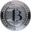 Bitcoin BTC ANONYMOUS MINT (miedź srebrzona)