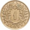 1 złoty - wieniec liściasty, nikiel