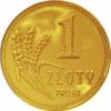 1 złoty - PRÓBA 2013 (mosiądz)