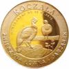 15 koczalaków (Koczała) XV emisja / Typ 2 - JARZĄBEK (mosiądz platerowany 24ct. złotem)