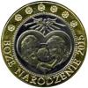 Moneta Świąteczna Mennicy Jurajskiej 2015/2016 (kominiarz) - bimetal