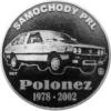 20 zmotoryzowanych (Polonez) / WZORZEC PRODUKCYJNY DLA MONETY (miedź srebrzona oksydowana)