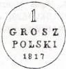 1 grosz - NW 2 rzędy piór, cienki litery