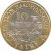 10 dutków zakopiańskich - Szarotka alpejska (IV emisja - bimetal z tampondrukiem)