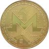 Monero XMR (stal pozłacana)