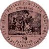 20 bitewnych - 150. rocznica Powstania Styczniowego 1863-2013  (miedź - Φ 38 mm)