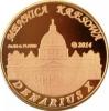 10 denarów - DENARIUS X (mosiądz platerowany złotem 24k - wersja krajowa) / Jan Paweł II - KANONIZACJA