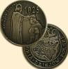 ROK 1025: KORONACJA BOLESŁAWA CHROBREGO (II emisja - alpaka oksydowana)