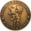 10 złotych rybek - Pomorze Zachodnie / Pobierowo ~ Akara paskowana (X emisja - mosiądz patynowany)