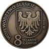 8 talarów śląskich - 2013 Rok Kardynała Augusta Hlonda (mosiądz patynowany)