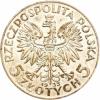 5 złotych - Polonia (głowa kobiety) - Ag, st. zw.