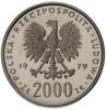 2000 złotych - Mieszko I popiersie