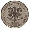 200 złotych - biegacz narciarski ze zniczem