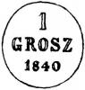 1 grosz - duży orzeł