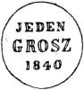 1 grosz - duży orzeł JEDEN