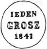 1 grosz - duży orzeł IEDEN