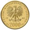 2000 złotych - XIII Zimowe Igrzyska Olimpijskie - Lake Placid 1980 