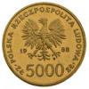 5000 złotych - Jan Paweł II - X lat pontyfikatu