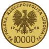 10 000 złotych - Jan Paweł II - X lat pontyfikatu - st.zw.