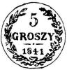 5 groszy - orzeł