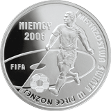 Mistrzostwa Świata w Piłce Nożnej - moneta o nominale srebrna 10 zł